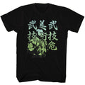 Black Mr. T t-shirt featuring Mr. T Japanese international design