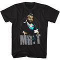 Black Mr. T t-shirt featuring Mr. T Black And Blue design