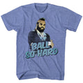 Light blue heather Mr. T t-shirt featuring Mr. T Cray Cray design