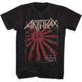 Black Anthrax t-shirt featuring Anthrax Japan 87 tour design