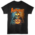 Black Anthrax t-shirt featuring Anthrax NOT Man Jack O Lantern Halloween design