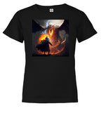 Black Against the Fire Fantasy Youth/Toddler T-Shirt