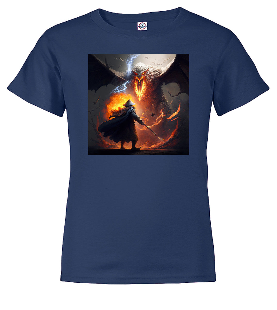 Navy Against the Fire Fantasy Youth/Toddler T-Shirt