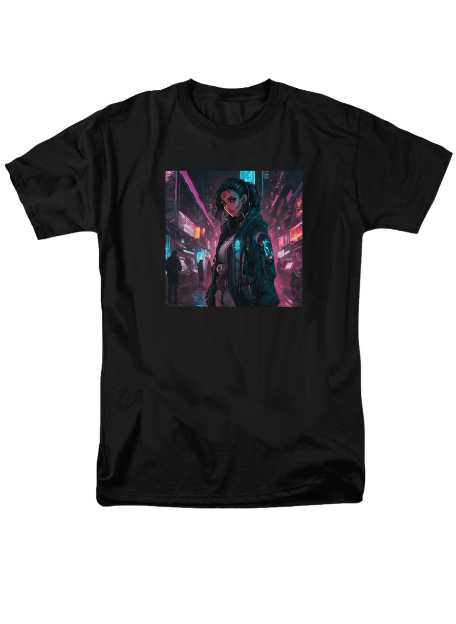 Black Cyberpunk T-Shirt