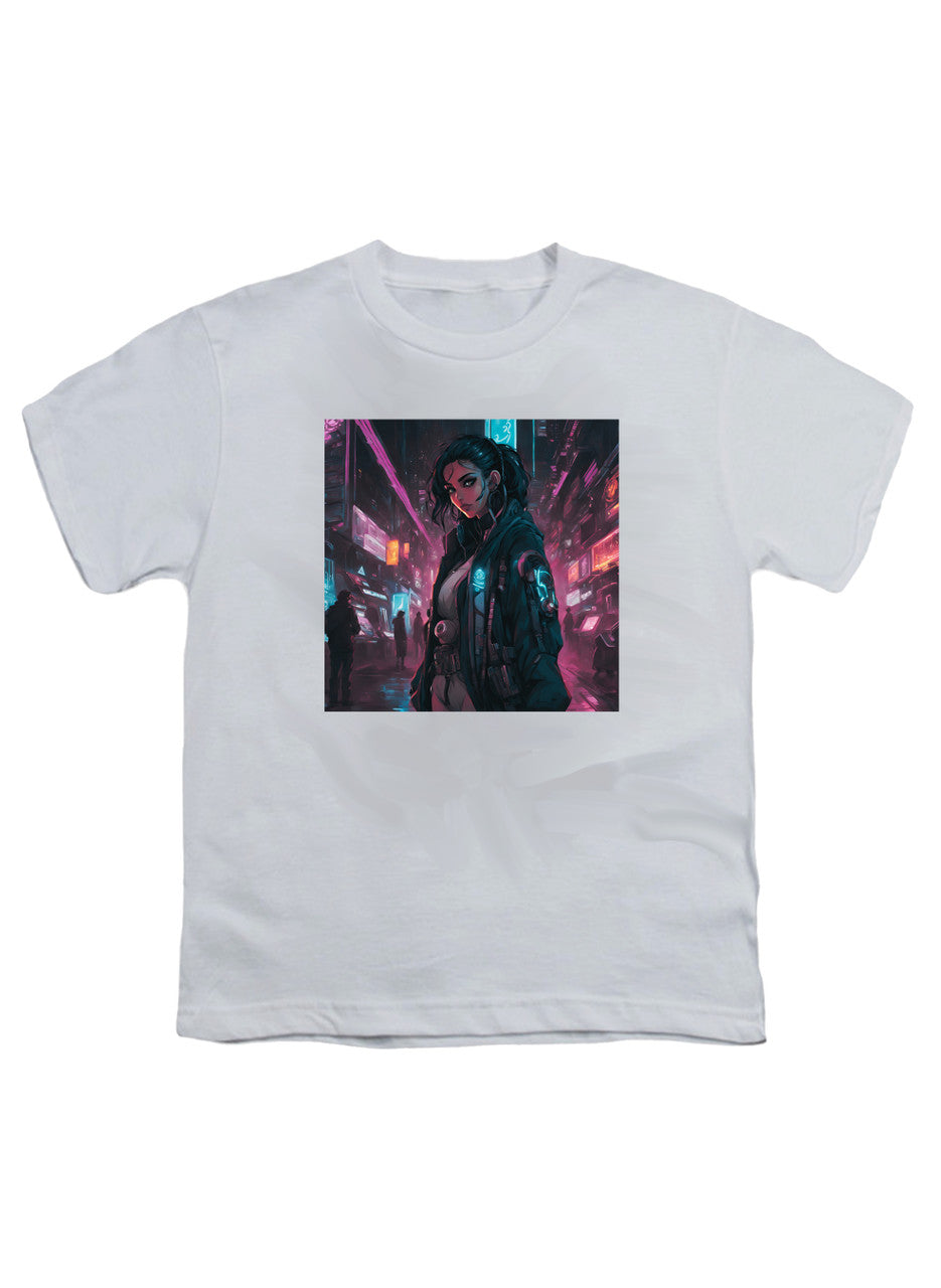White Cyberpunk Youth/Toddler T-Shirt