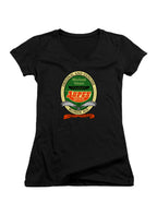 Black Aspen Beer Juniors V-Neck T-Shirt
