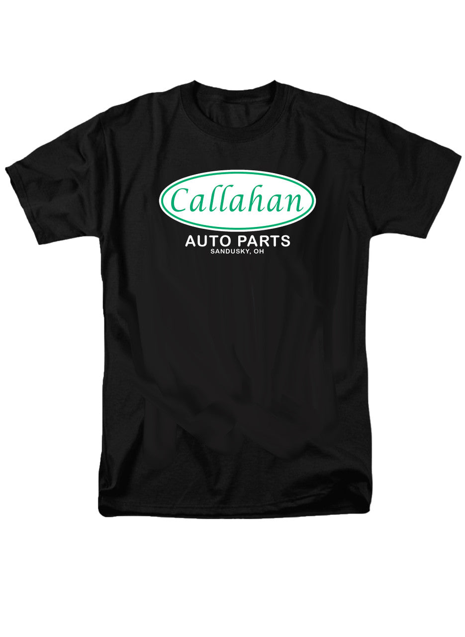 Black Auto Parts Logo T-Shirt