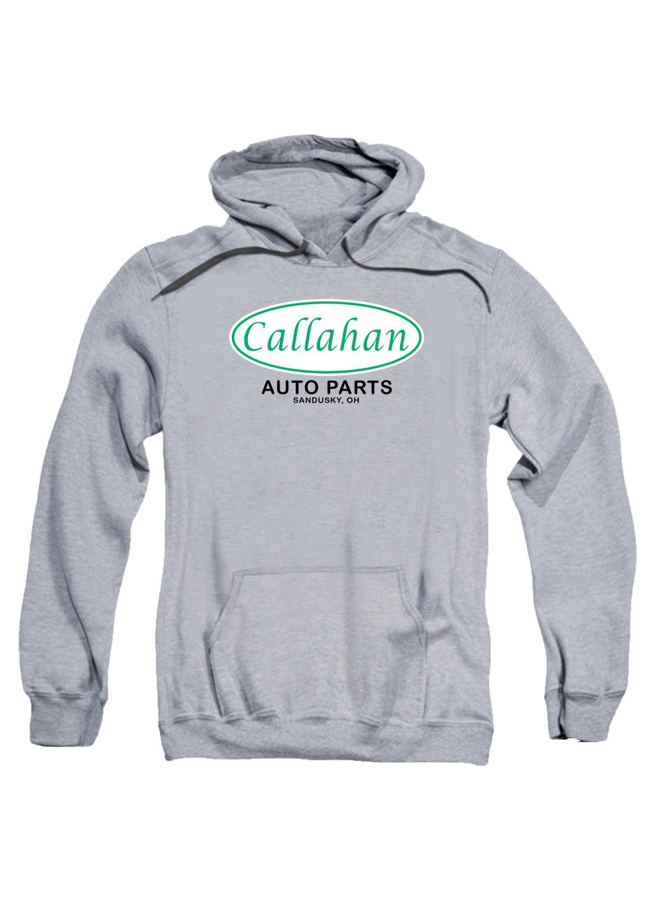 Gray Auto Parts Logo Hoodie