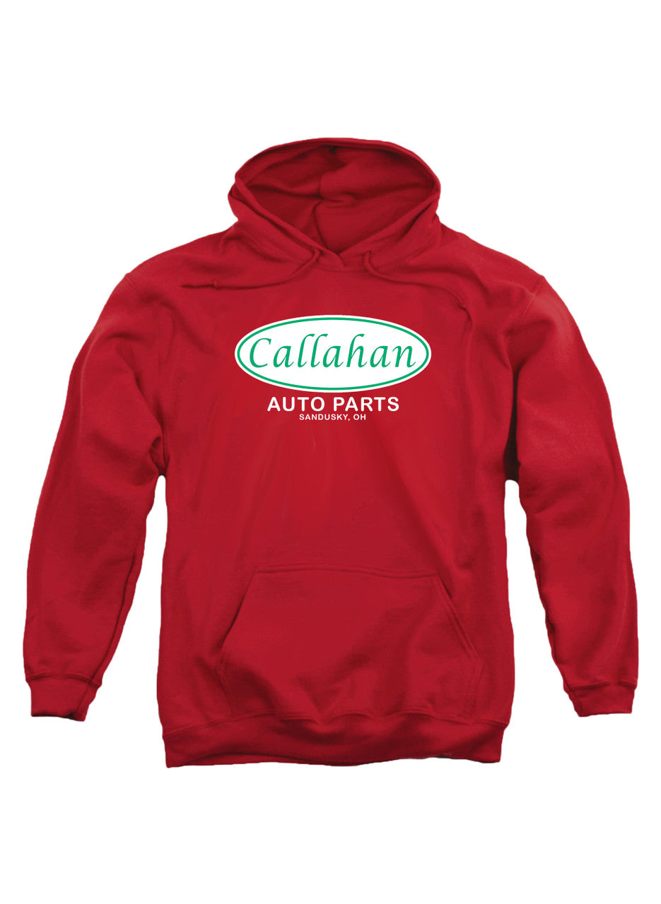 Red Auto Parts Logo Hoodie