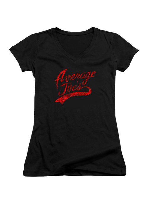 Black Average Joe's Juniors V-Neck T-Shirt