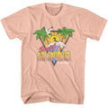 Peach Bruce Brown Films t-shirt featuring Bruce Brown Surf California design