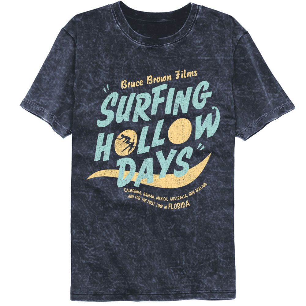 Bruce Brown Films Mineral Wash T-Shirt - Bbf Hollow Days