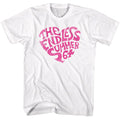 White Bruce Brown Films t-shirt featuring Bruce Brown Endless Summer Heart design
