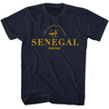 Navy Bruce Brown Films t-shirt featuring Bruce Brown Senegal Endless Summer Africa design
