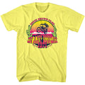 Yellow heather Bruce Brown Films t-shirt featuring Bruce Brown Colorful On Any Sunday design