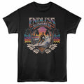 Black Bruce Brown Films t-shirt featuring a Endless Surfing design