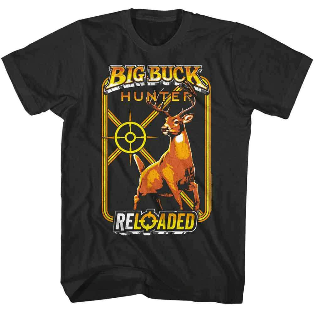 Smoke gray Big Buck Hunter t-shirt featuring Big Buck Hunter Bright Arcade design