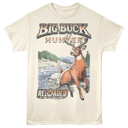 Natural Big Buck Hunter t-shirt featuring Big Buck Hunter Nature Sketch design