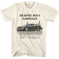 Natural Beastie Boys t-shirt featuring Beastie Boys Sabotage Ill Communication 1994 song design