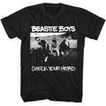 Black Beastie Boys t-shirt featuring Beastie Boys Check Your Head 1992 album design