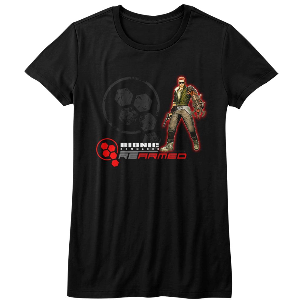 Bionic Commando Ladies T-Shirt - Rearmed