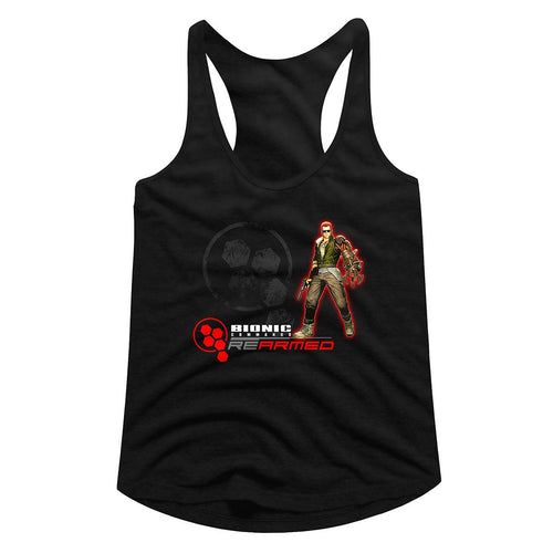 Bionic Commando Ladies Racerback - Rearmed