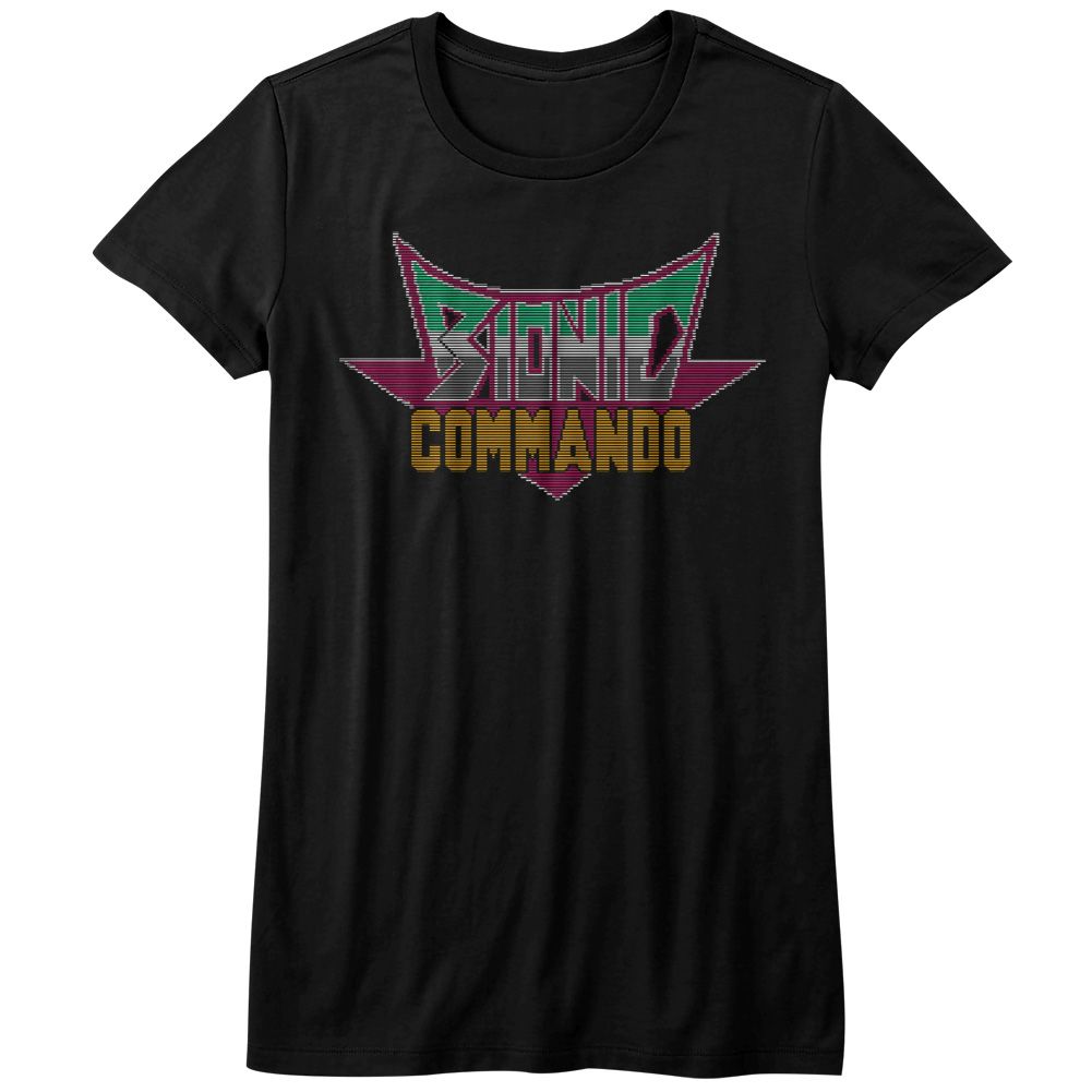 Bionic Commando Ladies T-Shirt - Pixel Logo
