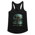 Bionic Commando Ladies Racerback - Damaged Road
