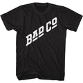 Black Bad Company t-shirt featuring Bad Company white logo design