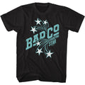 Black Bad Company t-shirt featuring Bad Company Shooting Star 1975 Straight Shooter song design
