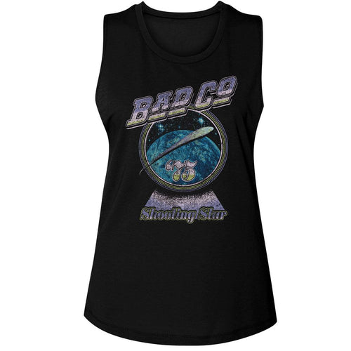 Bad Company Ladies Muscle Tank - Shooting Star Pastels