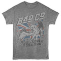 Graphite heather Bad Company t-shirt featuring Bad Company Good Lovin Flag design