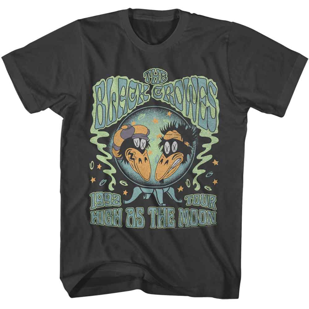 Smoke gray The Black Crowes t-shirt featuring The Black Crowes Crystal Ball mystic design