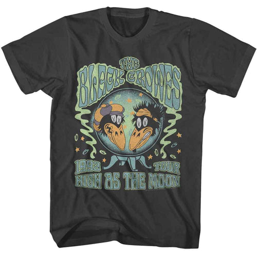 Smoke gray The Black Crowes t-shirt featuring The Black Crowes Crystal Ball mystic design
