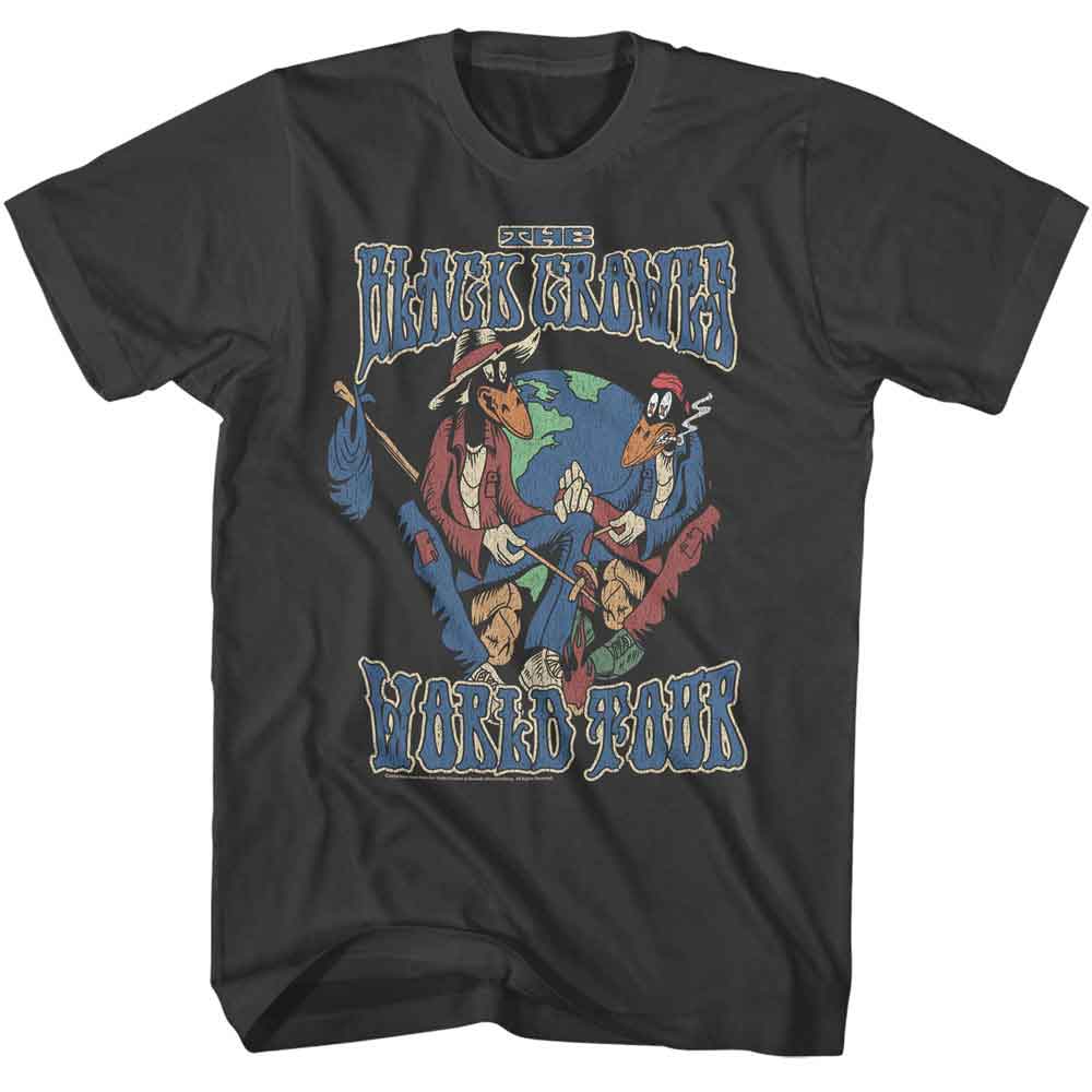 Smoke gray The Black Crowes t-shirt featuring The Black Crowes World Tour design