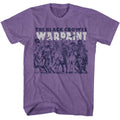 Purple heather The Black Crowes t-shirt featuring The Black Crowes Warpaint 2008 album design