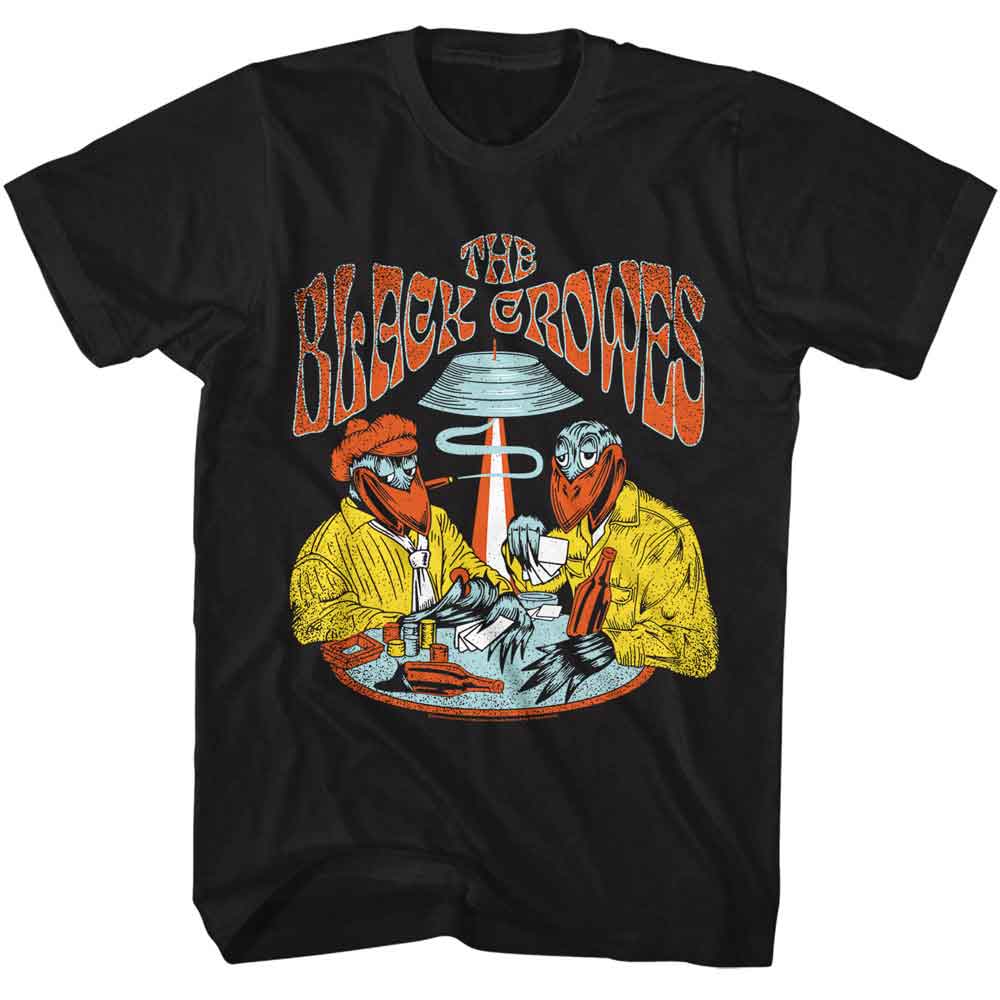 Black The Black Crowes t-shirt featuring The Black Crowes Poker design