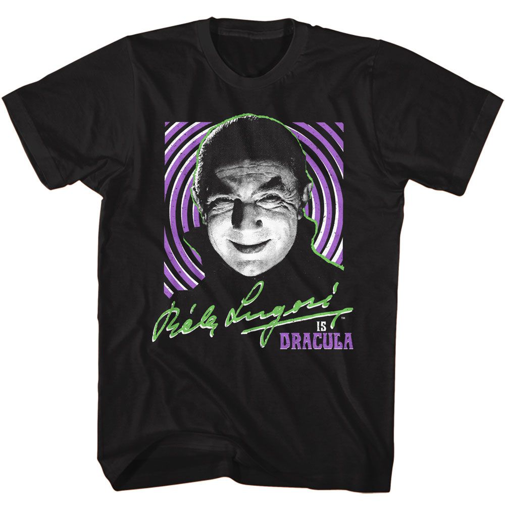 Black Bela Lugosi t-shirt featuring Bela Lugosi Hypnotic eyes Dracula design