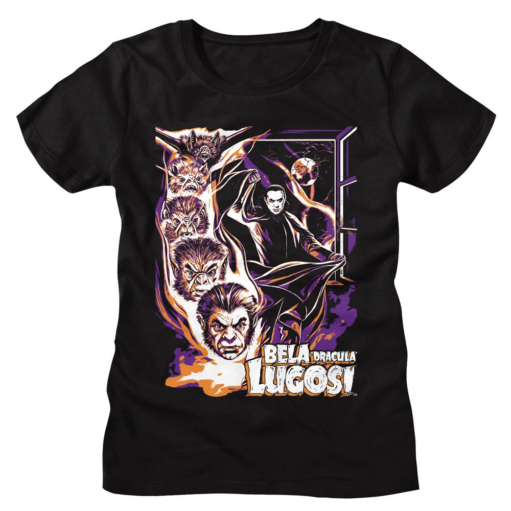 Bela Lugosi Ladies T-Shirt - Bat Transformation