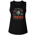 Bela Lugosi Ladies Muscle Tank - Creepy Web