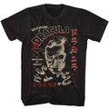 Black Bela Lugosi t-shirt featuring Bela Lugosi Kanji Dracula Japanese design