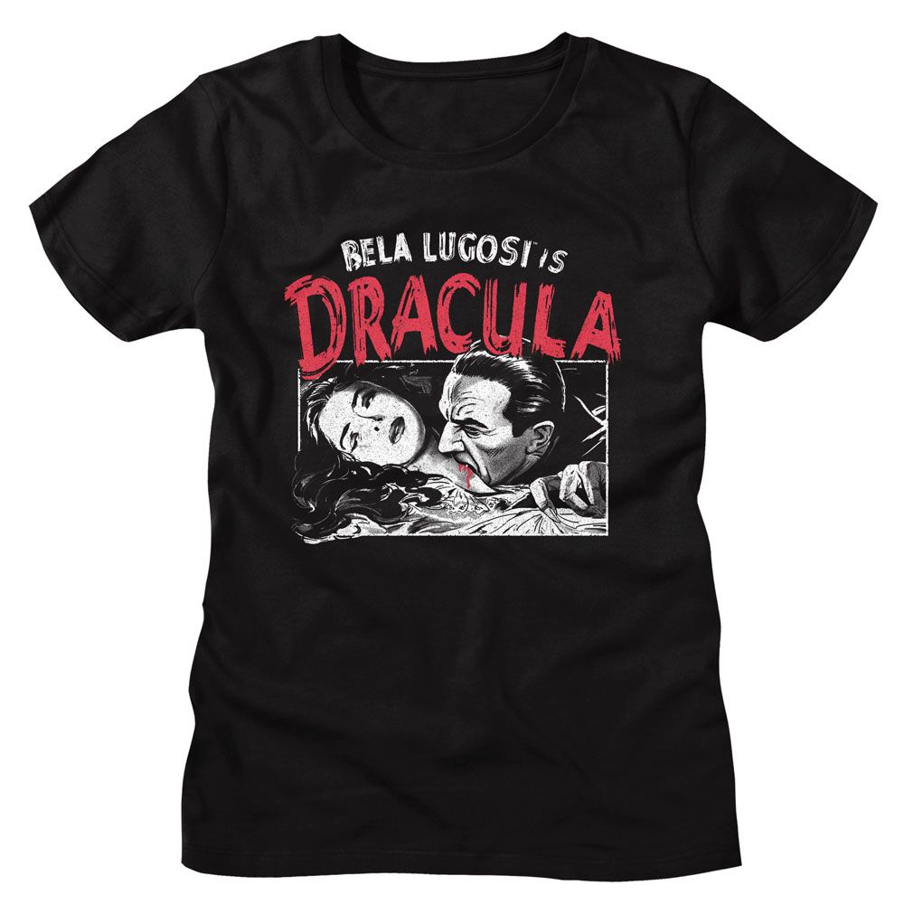Bela Lugosi Ladies T-Shirt - Dracula Feeding