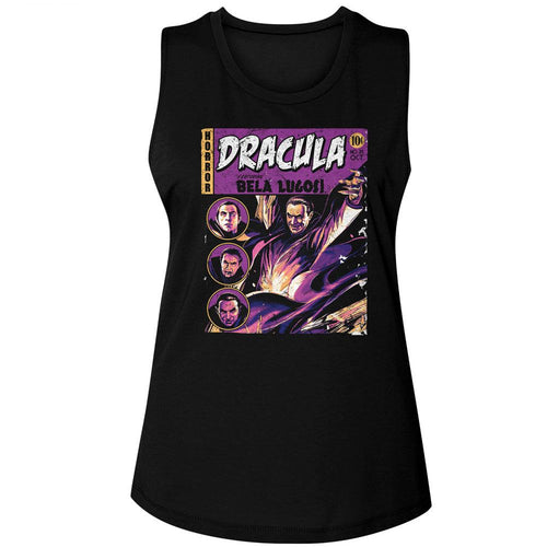 Bela Lugosi Ladies Muscle Tank - Comic