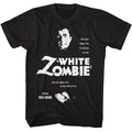 Black Bela Lugosi t-shirt featuring Bela Lugosi White Zombie single color design