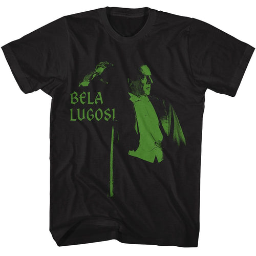 Black Bela Lugosi t-shirt featuring Bela Lugosi Talk To The Hand design