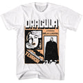 White Bela Lugosi t-shirt featuring Bela Lugosi 2 Color Dracula design