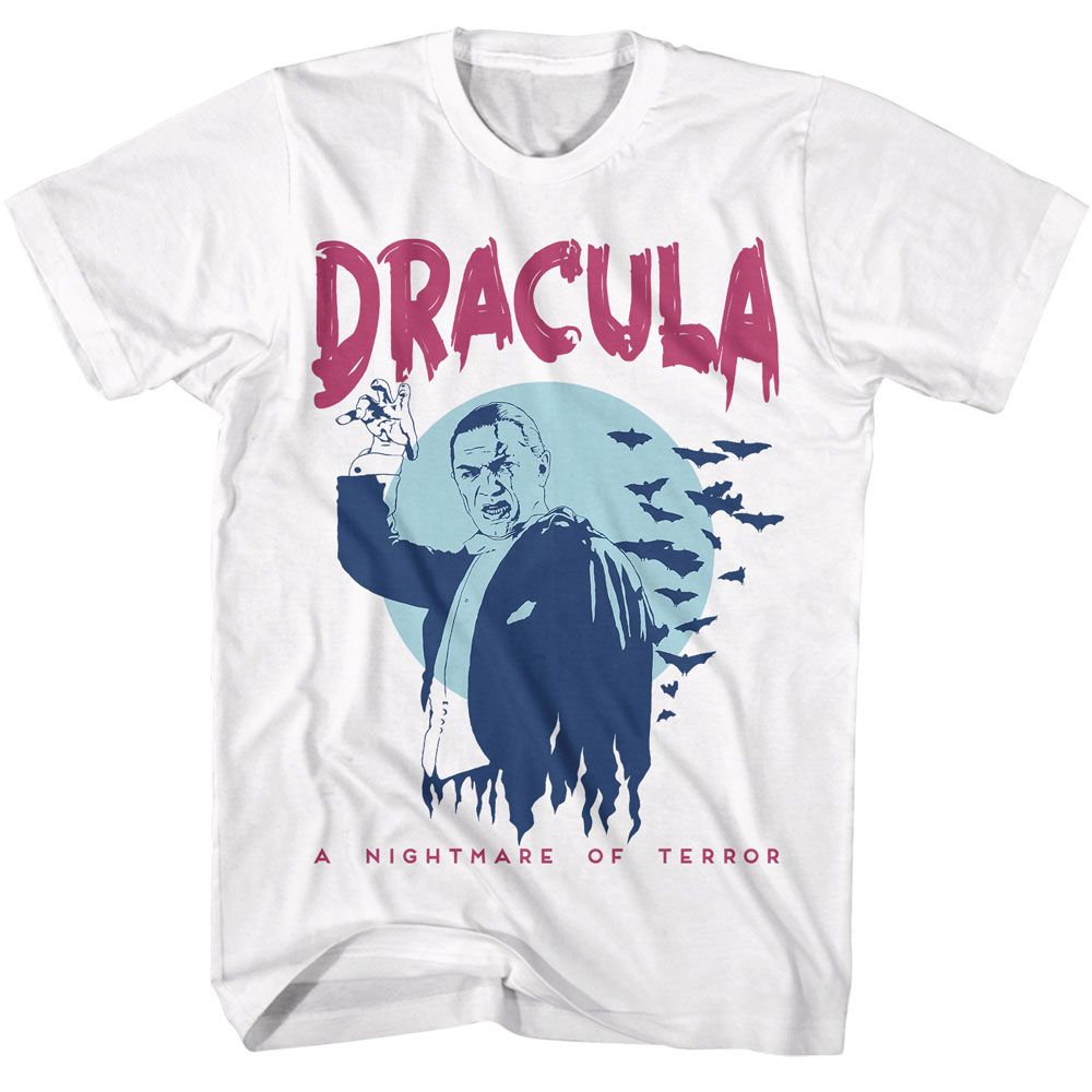 White Bela Lugosi t-shirt featuring Bela Lugosi Nightmare Of Terror design