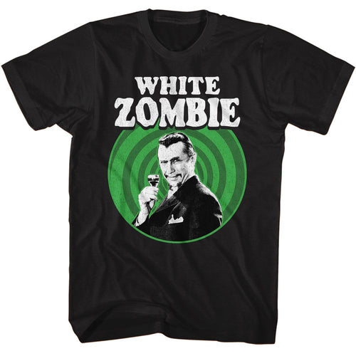 Black Bela Lugosi t-shirt featuring Bela Lugosi White Zombie Cheers design