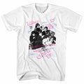 White The Breakfast Club t-shirt featuring The Breakfast Club group photo five characters design