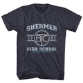 Navy heather The Breakfast Club t-shirt featuring The Breakfast Club Shermer High School design